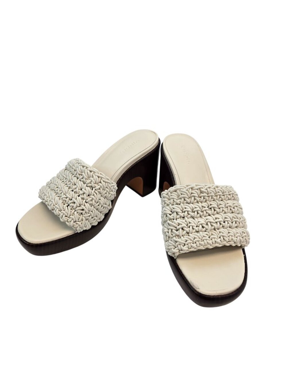 Vince. Nicki Crochet Platform High Heel Sandals Size 9.5
